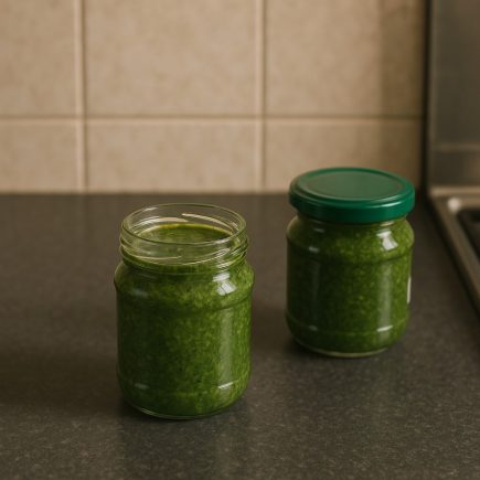 medvedí cesnak pesto