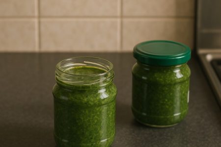 medvedí cesnak pesto