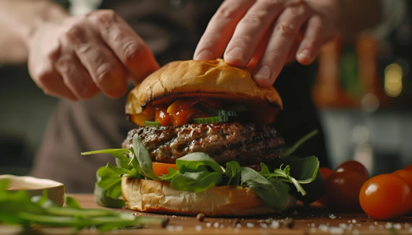 Príprava domáceho burgra